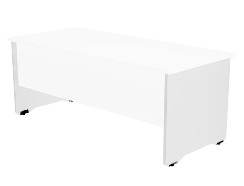 Ala para mesa rocada serie work 180x120 cm direita acabamento ab04 aluminio/branco , Rocada , 78217 , 8427951069016
